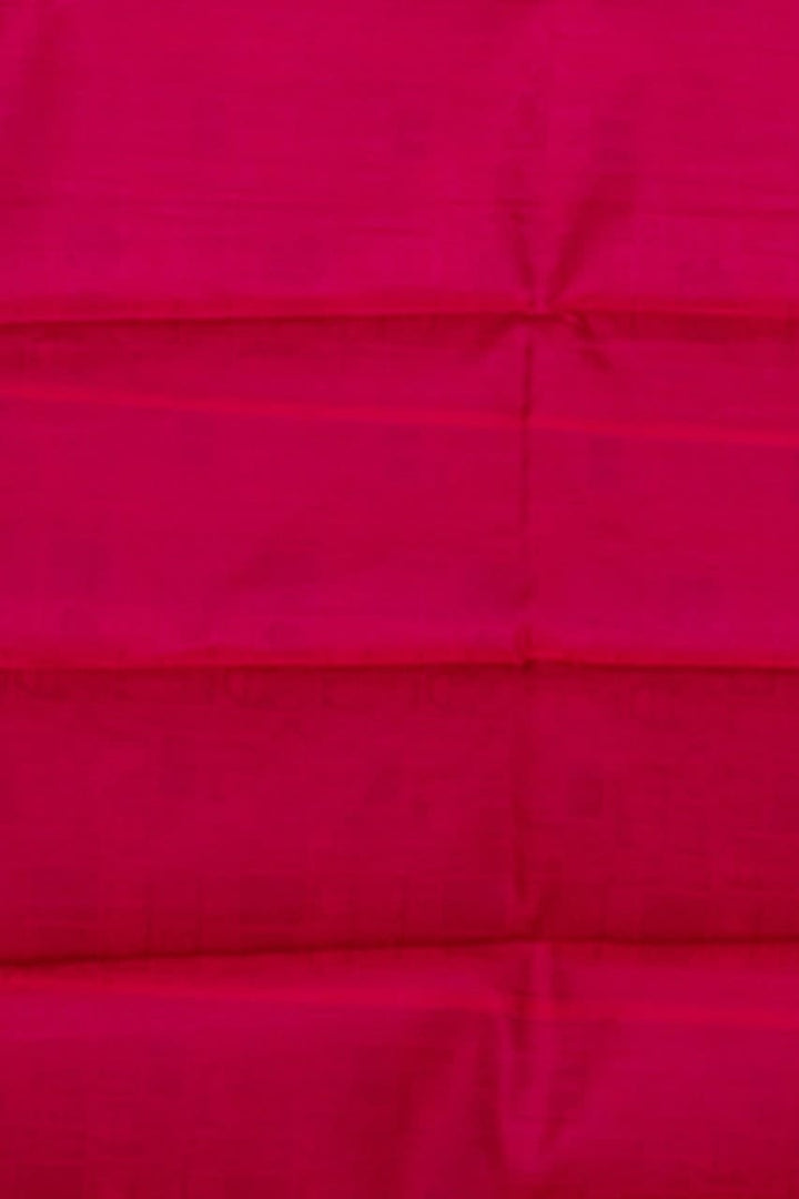 Blue And Pink Borderless Pure Touch Silk Saree