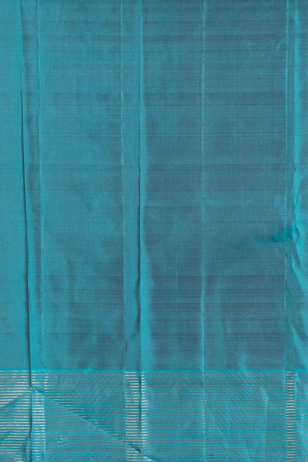 Clay Orange And Teal Pure Soft Silk Saree