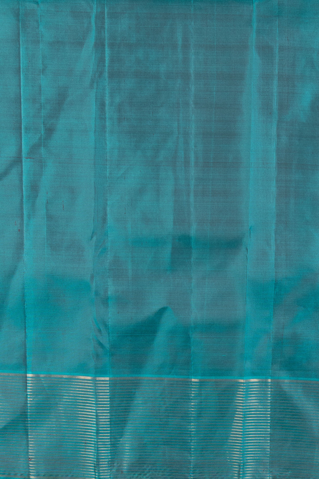 Basil Green And Teal Green Pure Soft Silk Saree