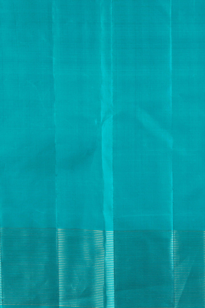 Maroon And Teal Vairaoosi Silk Saree