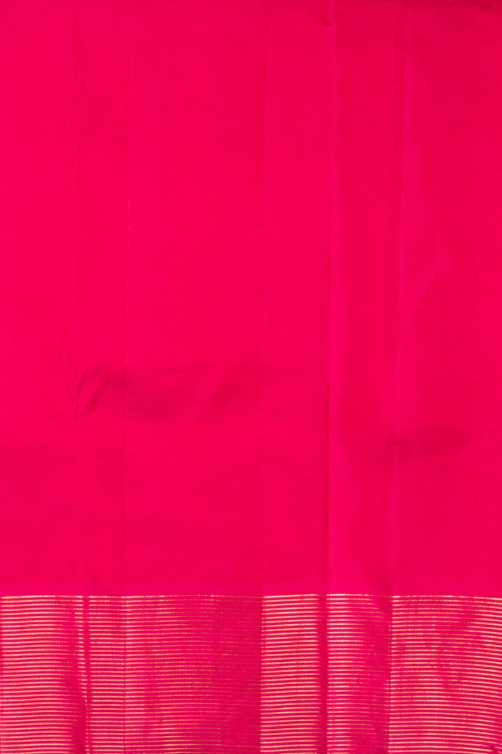 Orange And Pink Vairaoosi Silk Saree