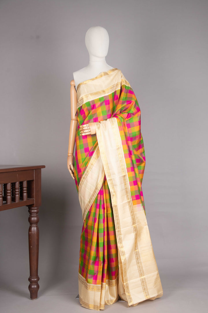 Paalum Pazhamum Korvai Silk Saree