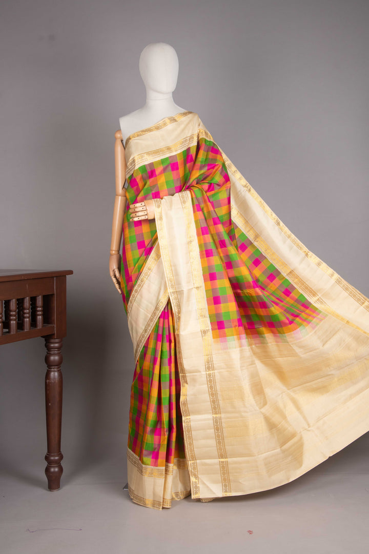 Paalum Pazhamum Korvai Silk Saree