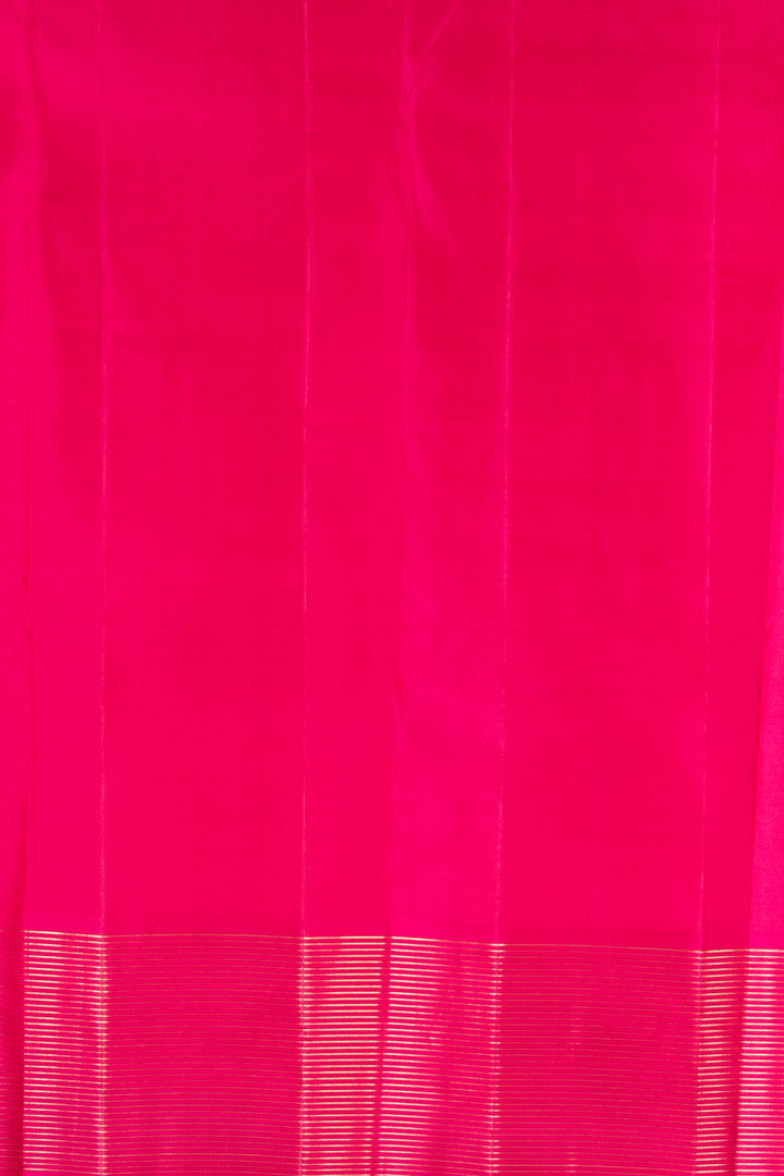 Forest Green and Pink Vairaoosi silk saree