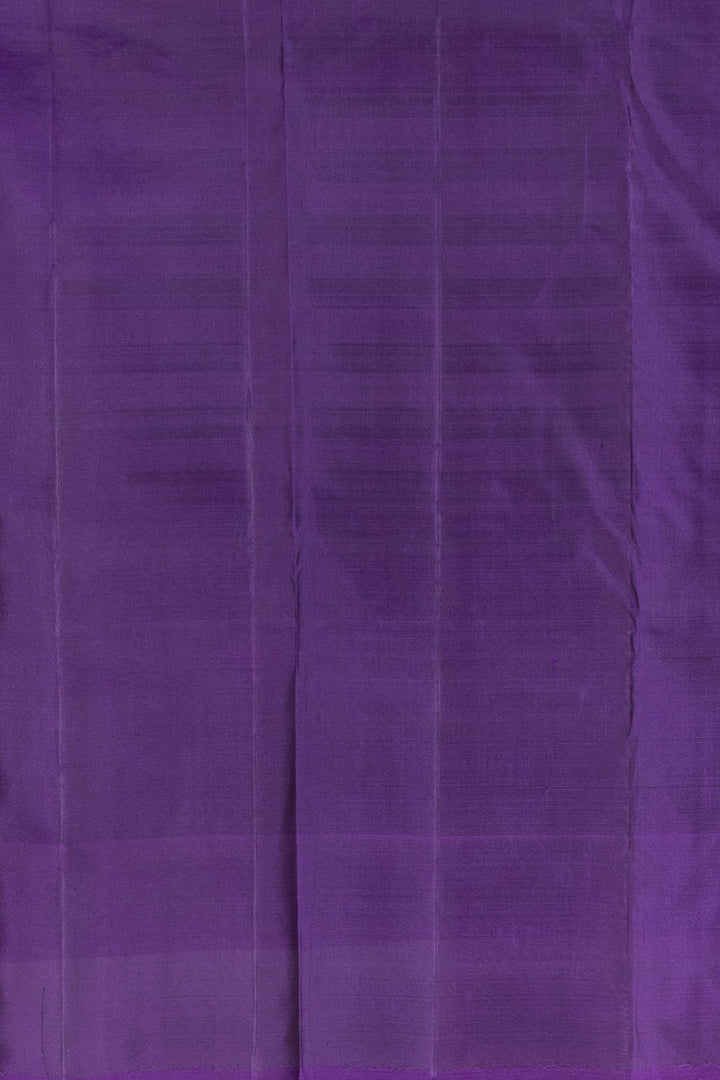 Bottle Green And Purple Designer Silk Saree