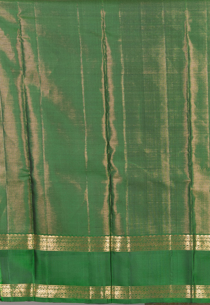 Purple And Green Vairaoosi Kanchipuram Silk Saree