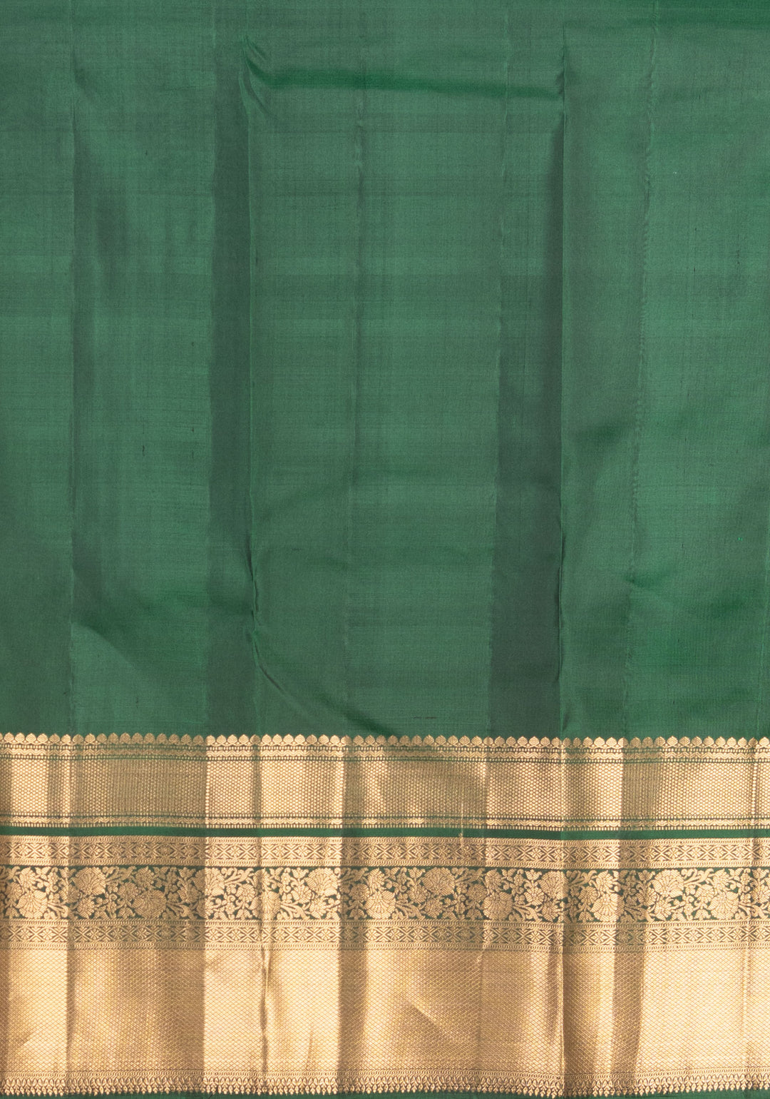 Purple And Green Korvai Silk Saree