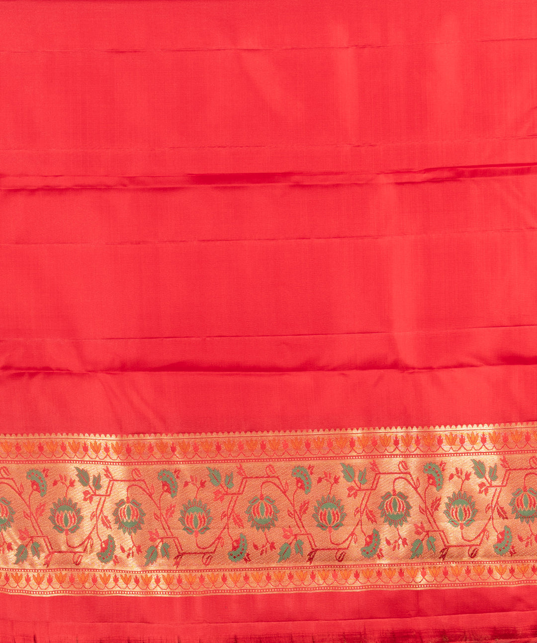 Yellow And Red Paithani Kanjipuram Silk Saree