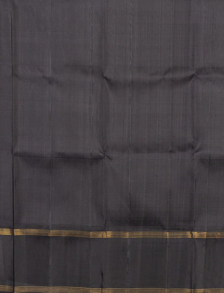 Palum Pazhamum With Black Kanjivarm Silk Saree