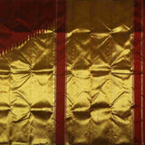 Maroon and Gold Saree