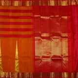 Mustard and Pink Kanchi Silk Saree