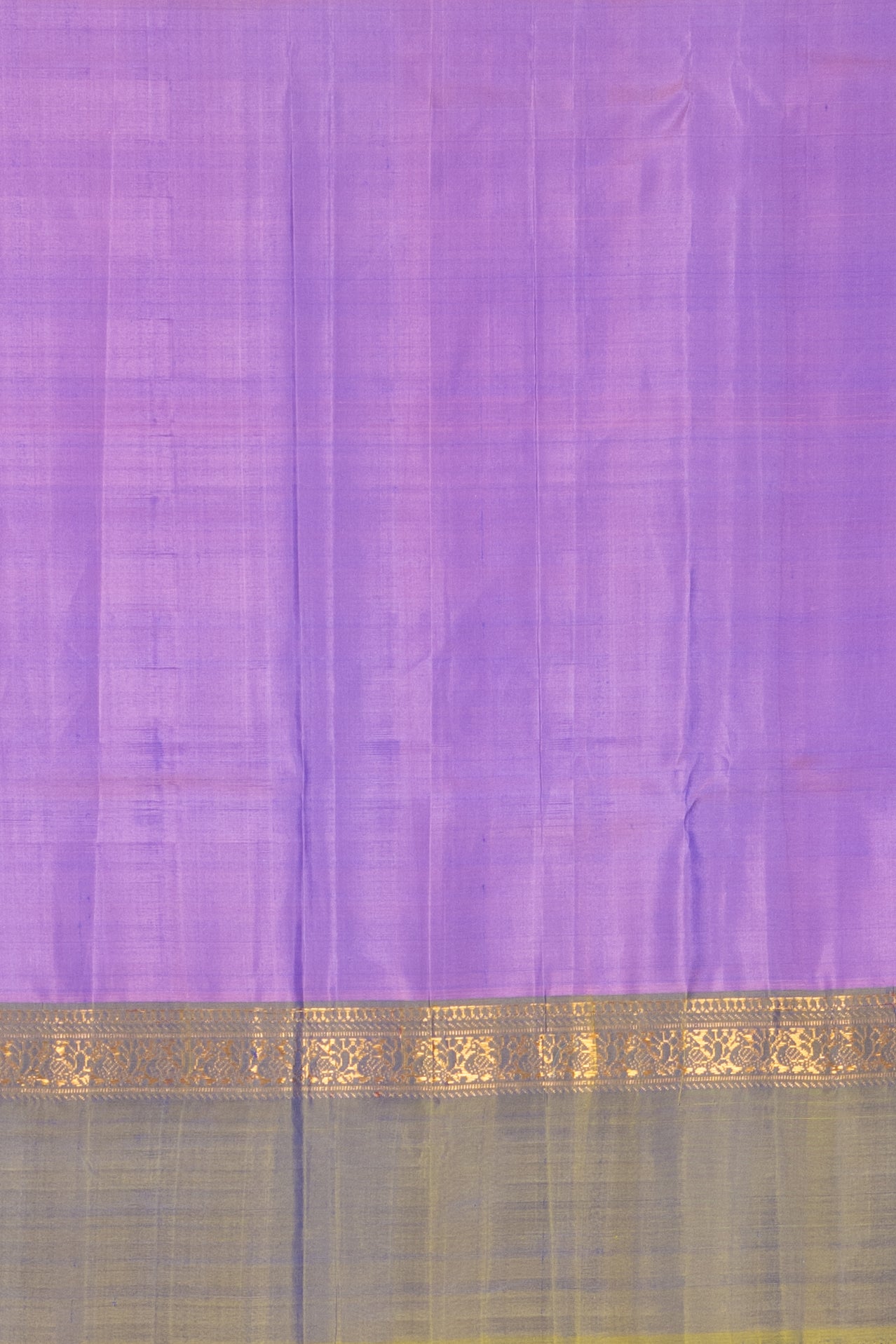 Aanantha Blue Ganga Jamuna Traditional Kanchivaram silk saree