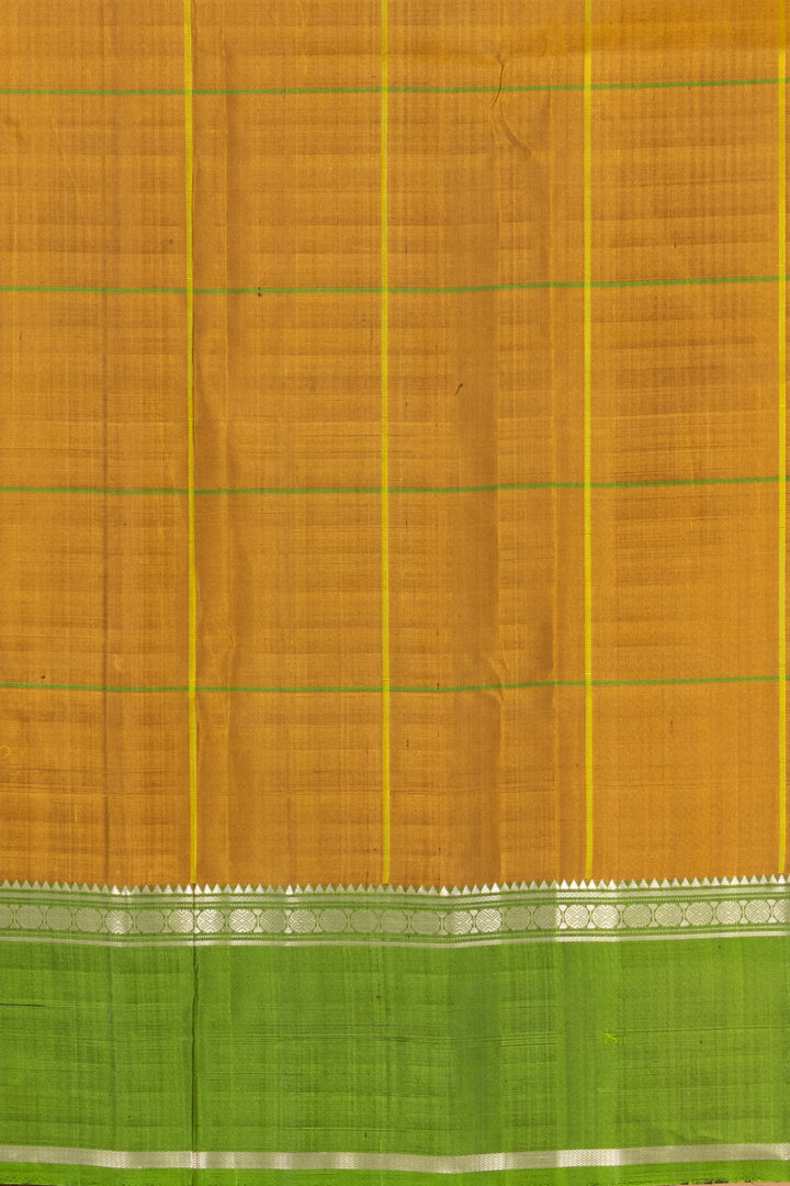 Maroon Ganga Jamuna Kanchipuram silk saree