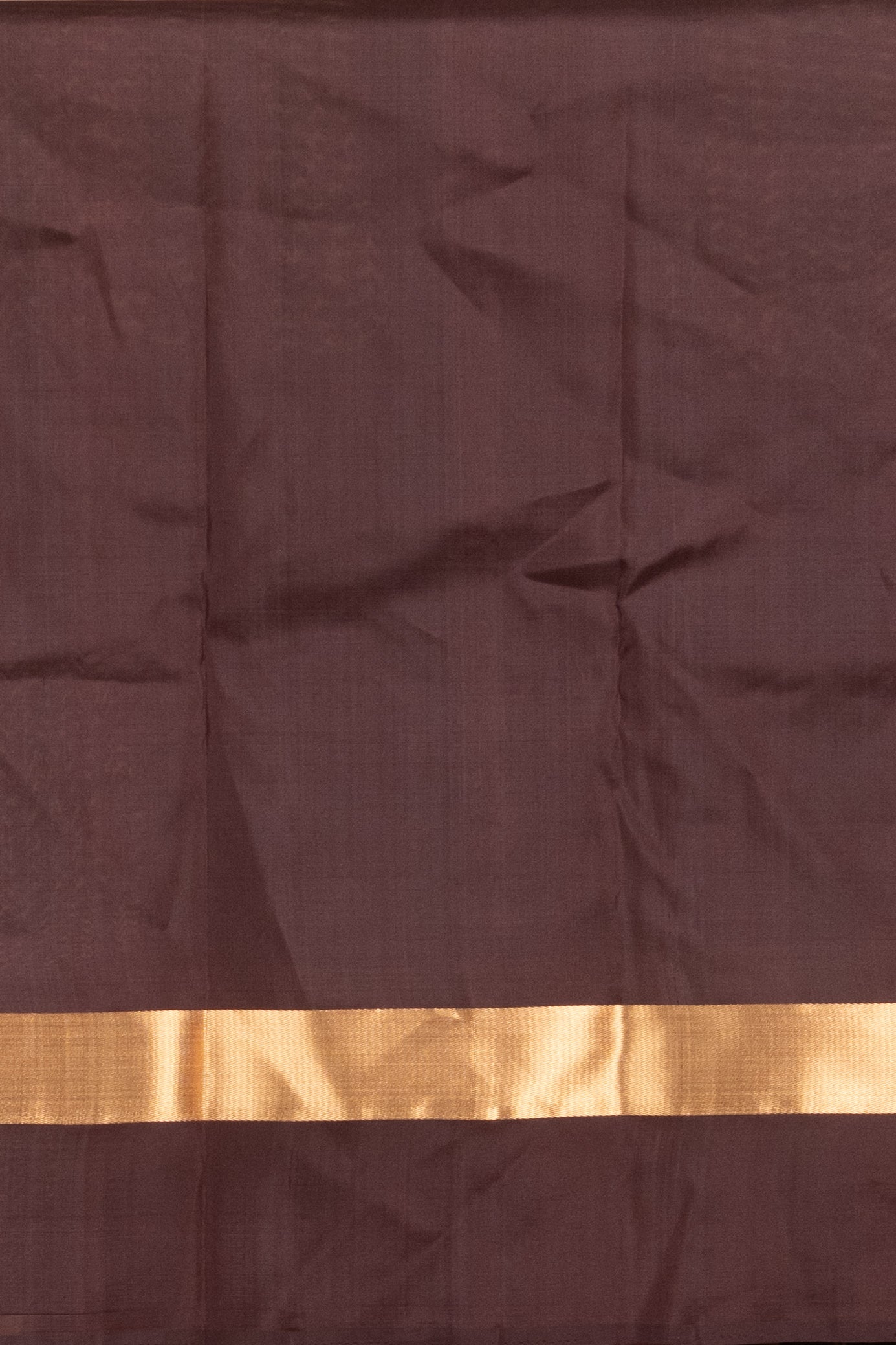 Marigold Yellow and Cocoa Brown Paalum Pazhamum Pure Kanjivaram Silk Saree