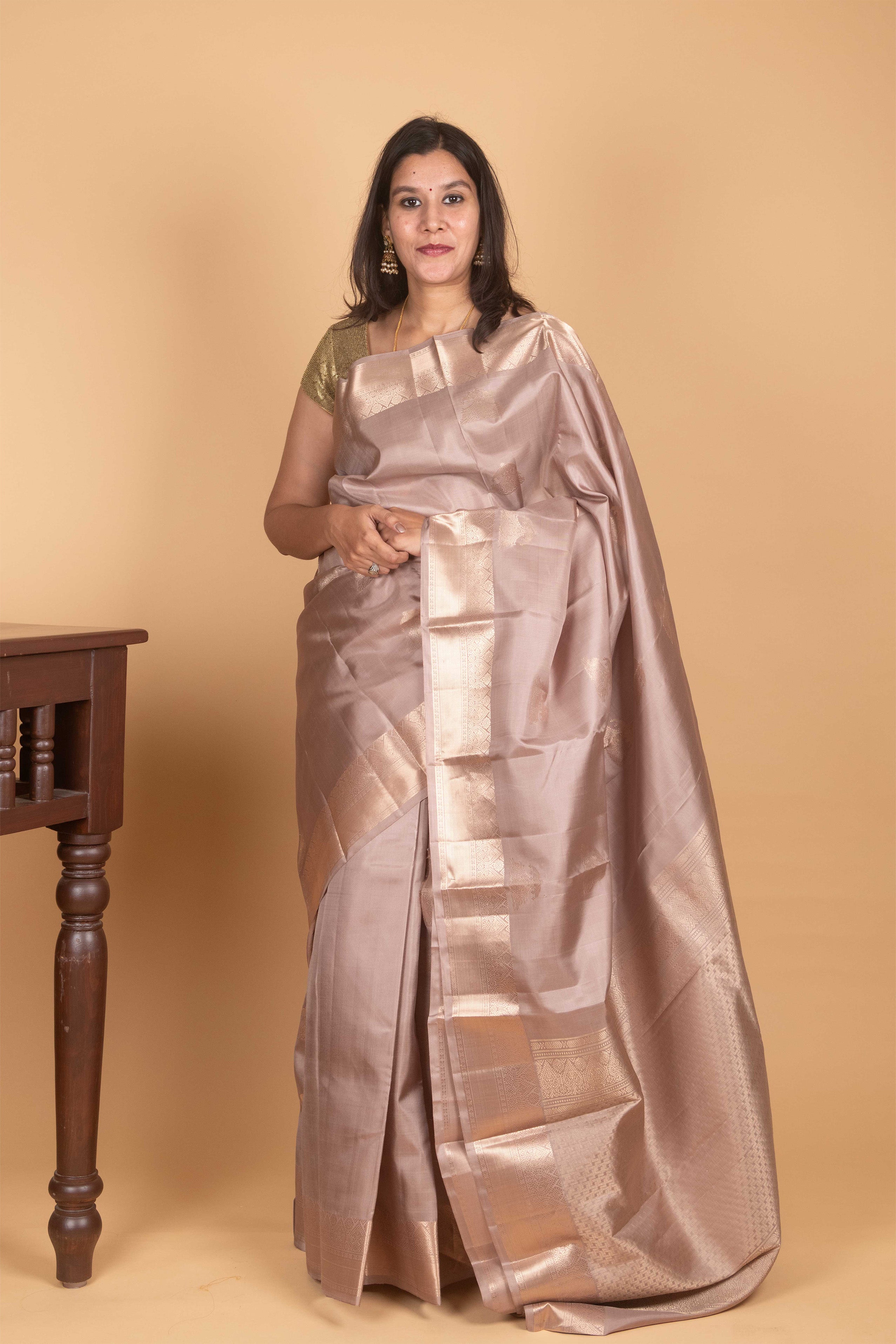 Studio Mauve Soft Silk Saree