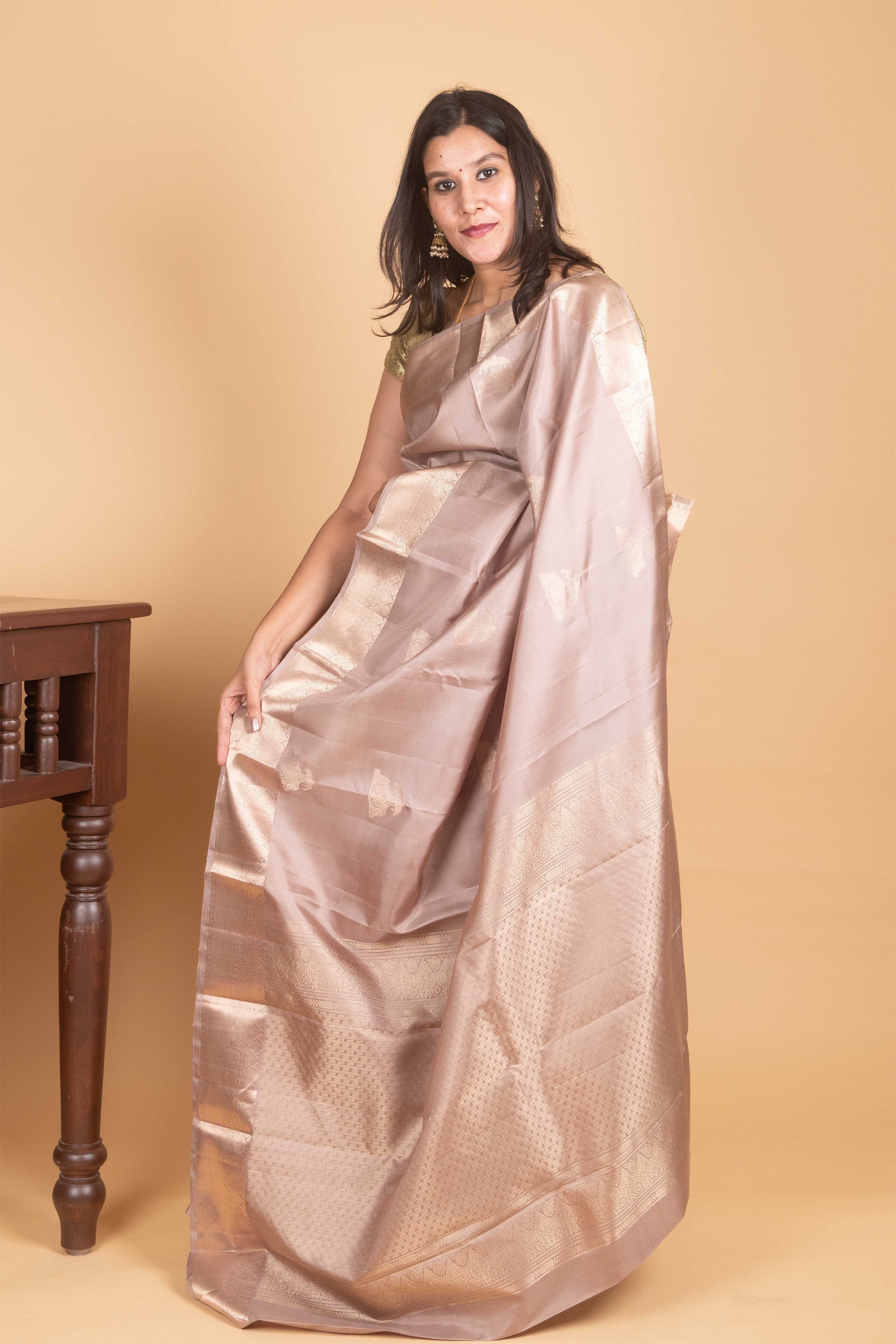 Studio Mauve Soft Silk Saree