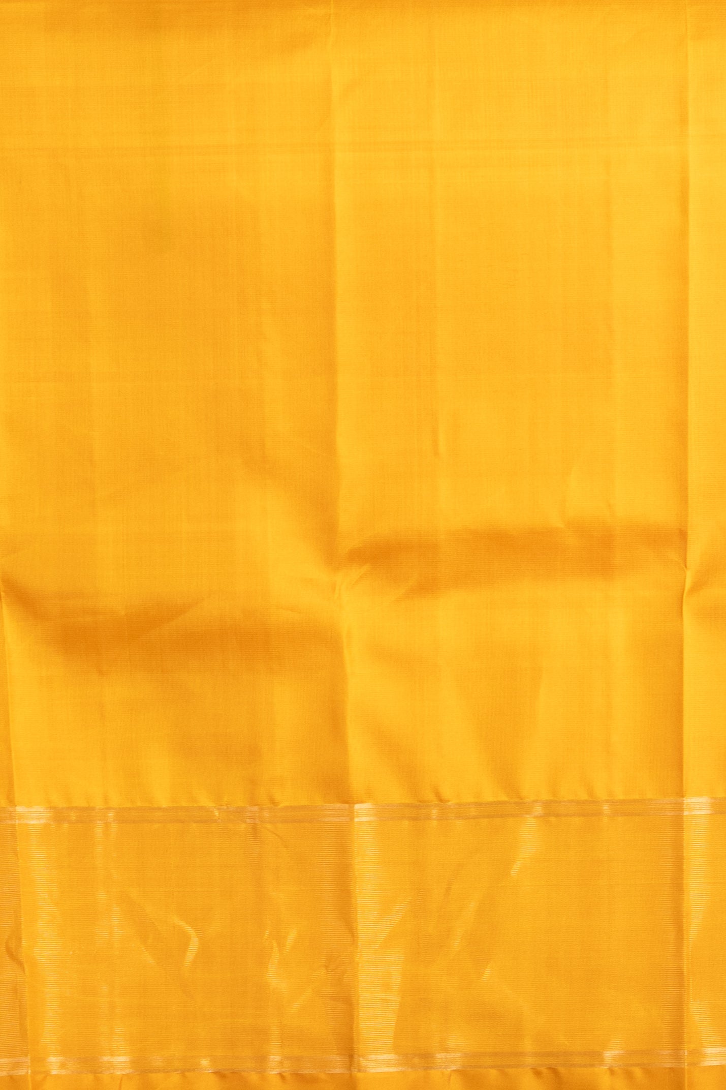 Aanantha Blue and Mustard Yellow Paalum Pazhamum Pure Kanjivaram Silk Saree