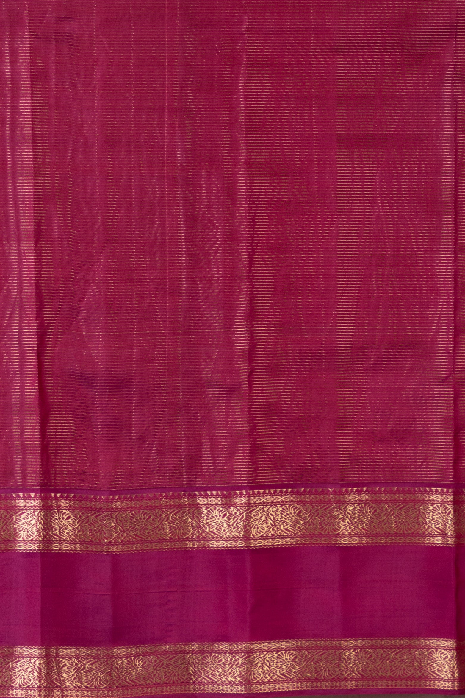 Mint Green and Grape Purple Jari Checked  Pure Kanjivaram Silk Saree