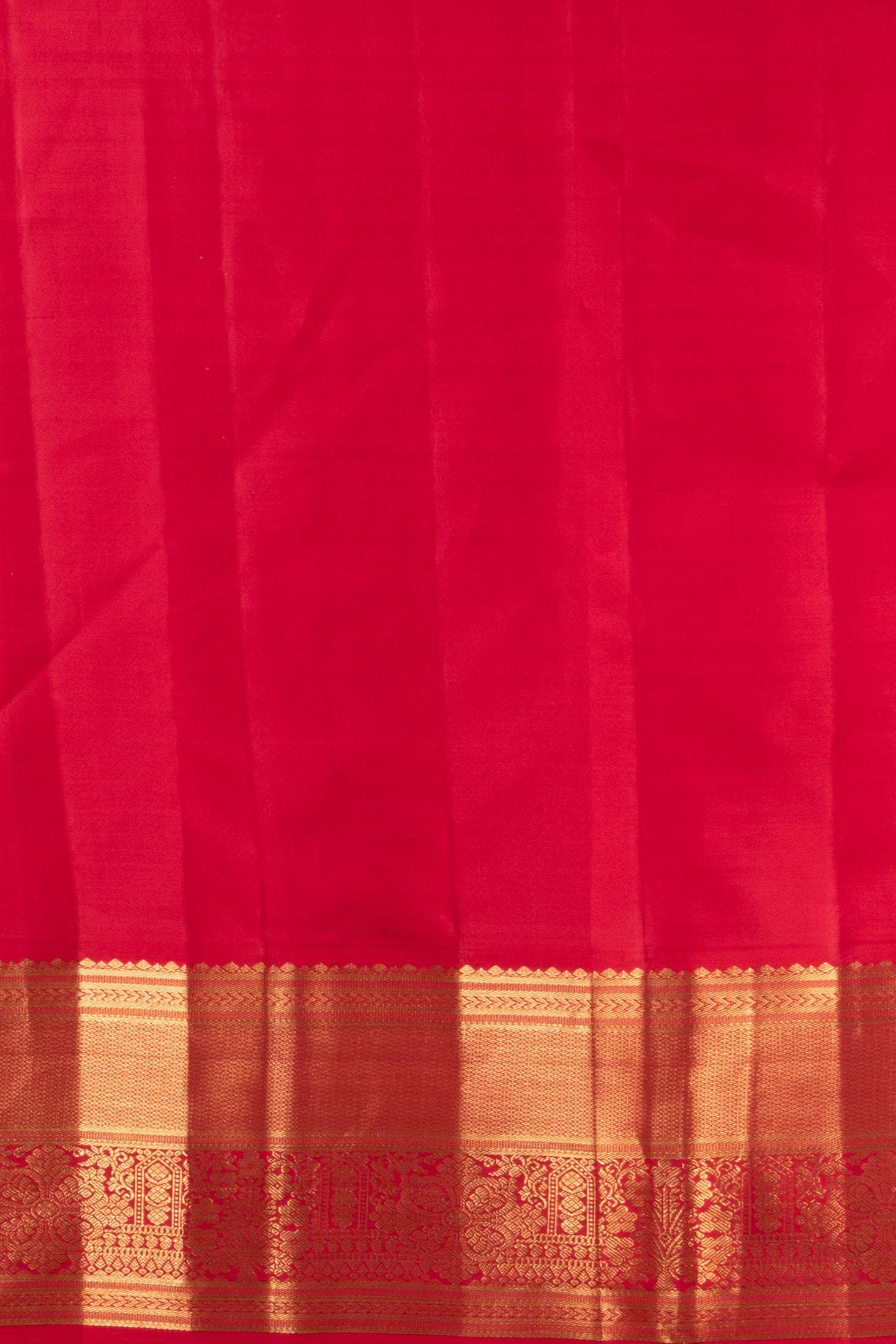Cosmic Ivory and Cerise Pink Korvai Pure Kanjivaram Silk Saree