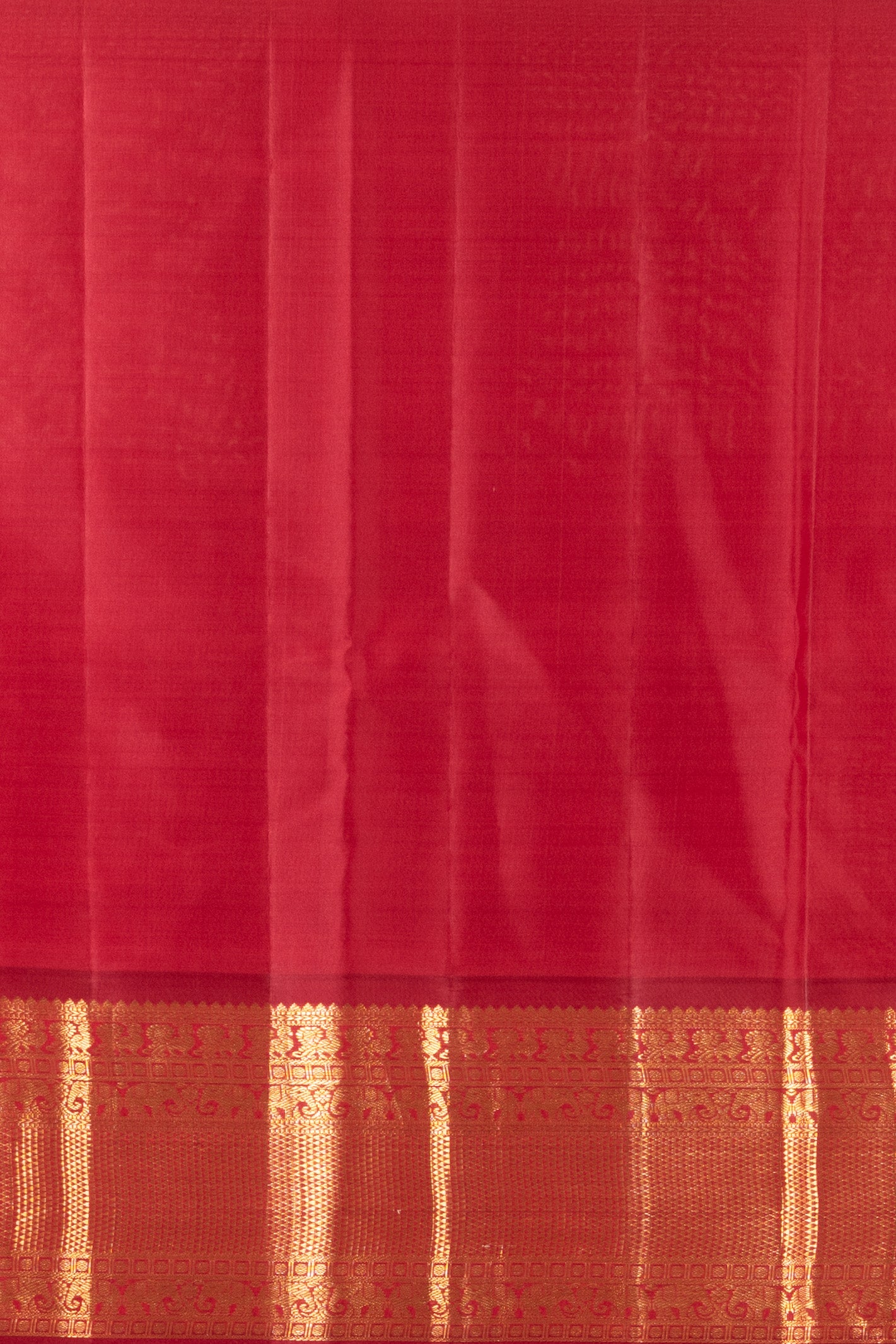 Turquoise and Maroon Korvai Pure Kanjivaram Silk Saree