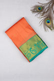 Orange Pure Touch Silk Saree