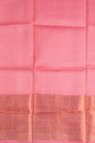 Blush pink silk saree