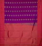 Purple Designer Weave Silk Saree Pure Touch Silk Saree