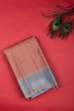 Pastel Mauve Pure Touch Silk Saree