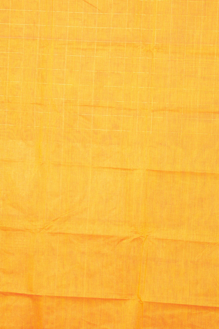 Golden Mustard Pure Kanchi Cotton Saree