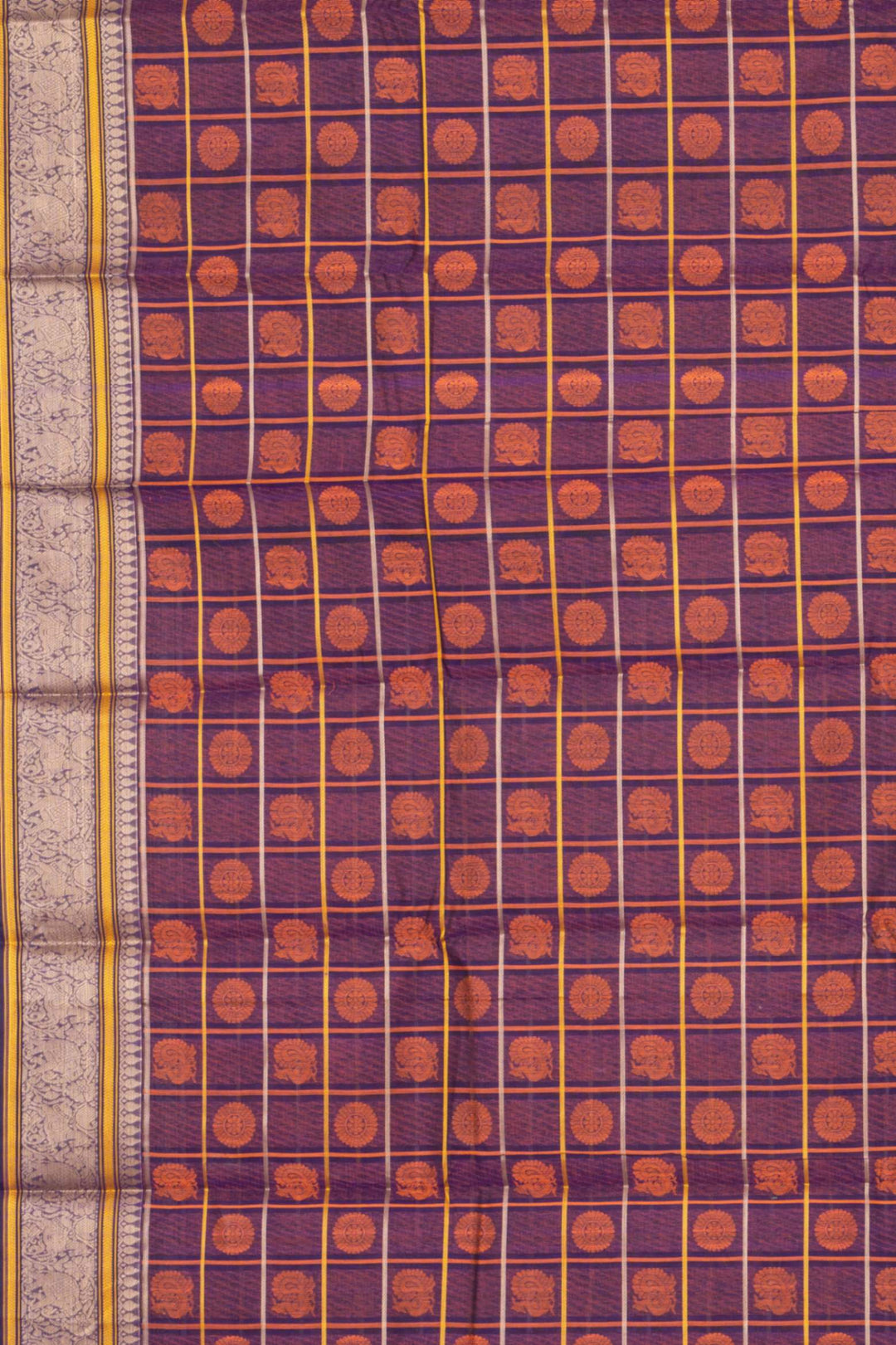 Purple Kanchi Cotton Saree