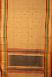 Beige Thread Work Kanchi Cotton Saree