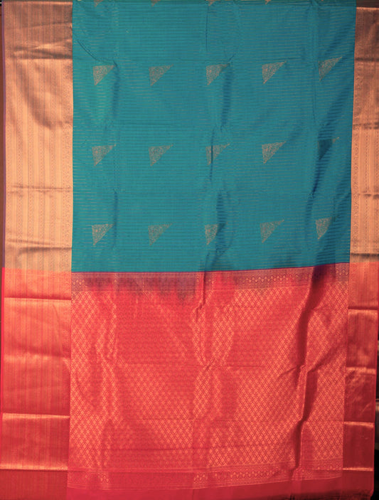 Blue Traditional Semi Silk Saree