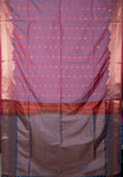 Dual Tone Grey And Pink Designer Soft Silk Saree