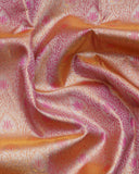 Pink Bridal Tissue Silk Saree