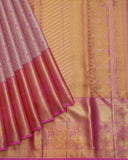 Pink Bridal Tissue Silk Saree