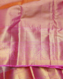 Pink Bridal Tissue Silk Saree