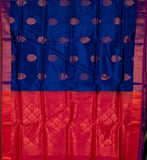 Dark Blue Pure Touch Silk Saree