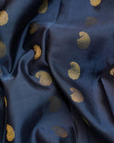 Navy Blue Pattu Saree