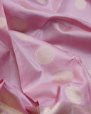 Pastel Pink Silk Saree