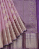 Pastel Pink Silk Saree