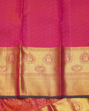 Dual Tone Pink Pure Silk Saree