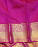 Magenta Silk Saree