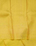 Yellow Kanchipuram Silk Saree