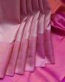 Pastel Pink Kanjivaram Silk Saree