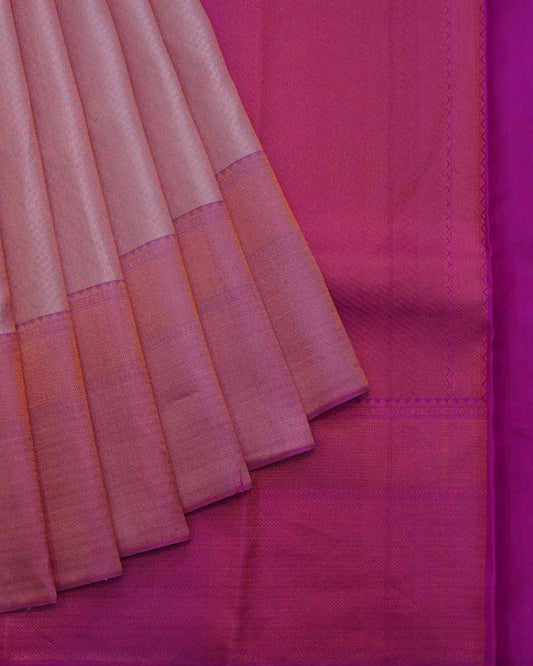 Pastel Pink Kanjivaram Silk Saree