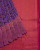 Royal Blue Saree with Pink Blouse