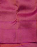 Orange and Pink Pattu Saree