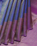 Dark Blue Silk Saree