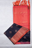 Black Soft Semi Silk Saree