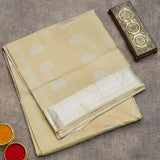 Beige Kanchi Silk Saree